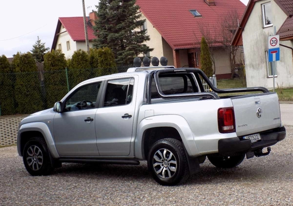 Volkswagen Amarok cena 89999 przebieg: 169999, rok produkcji 2016 z Ciężkowice małe 529